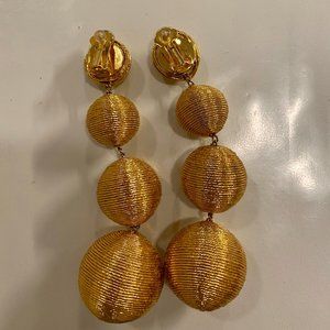 Rebecca De Ravenel Three Drop Earrings